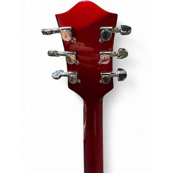 Used 1999 Gretsch Guitars 6120SH Chrome Red Metallic Hollow Body Electric Guitar
