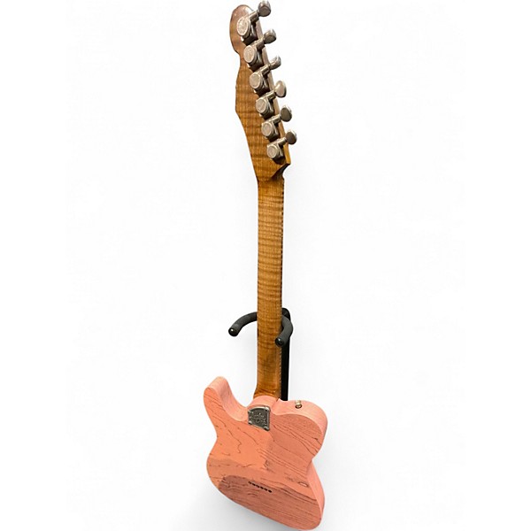 Used 2022 Lucky Dog HUBBA BUBBA Shell Pink Solid Body Electric Guitar