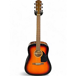 Used Fender CD-60 Dread 3 Color Sunburst Acoustic Guitar