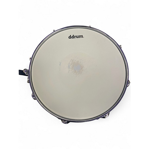 Used ddrum 13in modern tone piccolo snare steel Drum