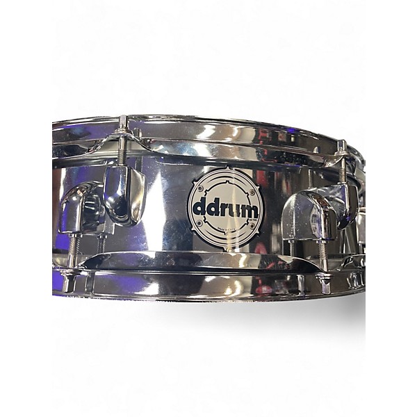 Used ddrum 13in modern tone piccolo snare steel Drum
