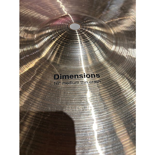 Used Paiste 16in Dimensions Medium Thin Cymbal