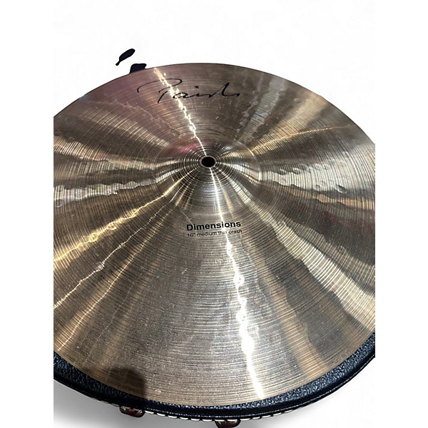 Used Paiste 16in Dimensions Medium Thin Cymbal