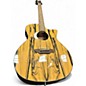 Used Luna Gypsy Spalt Acoustic Electric black/white ebony Acoustic Electric Guitar