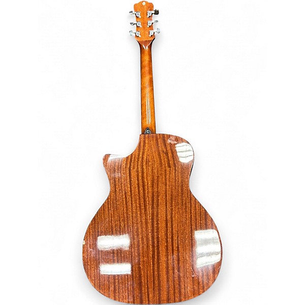 Used Luna Gypsy Spalt Acoustic Electric black/white ebony Acoustic Electric Guitar