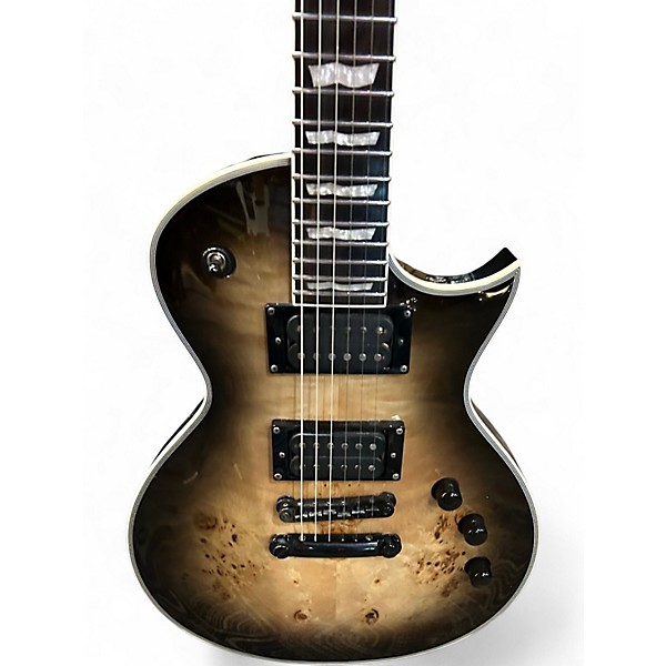 Used ESP LTD EC1000 Black Natural Burst Solid Body Electric Guitar