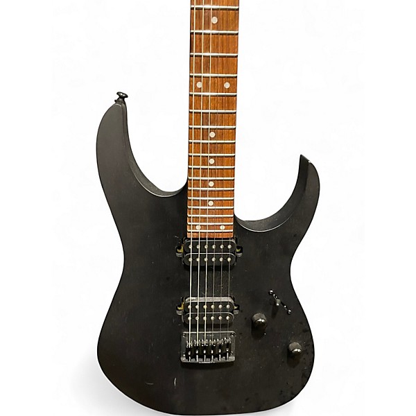 Used Ibanez RGRT421 MATTE BLACK Solid Body Electric Guitar