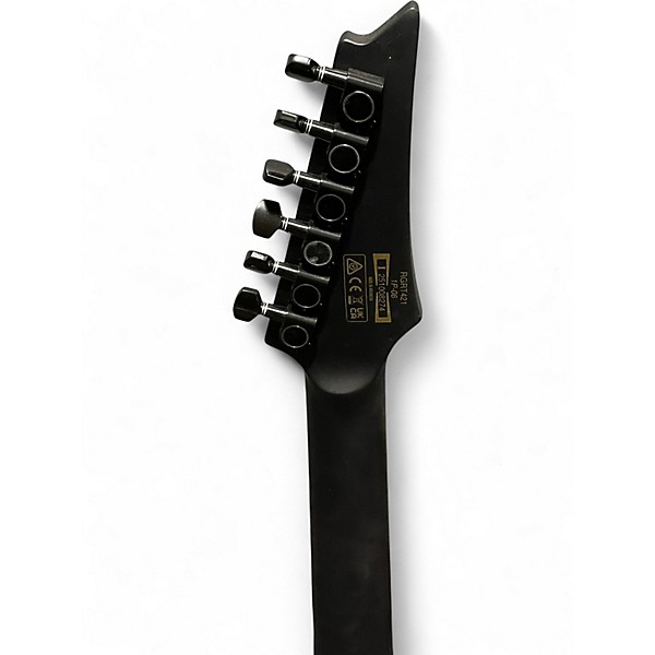 Used Ibanez RGRT421 MATTE BLACK Solid Body Electric Guitar