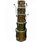 Used Ludwig 5 Piece CLASSIC MAPLE GREEN LACQUER Drum Kit thumbnail