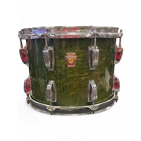 Used Ludwig 5 Piece CLASSIC MAPLE GREEN LACQUER Drum Kit