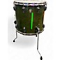 Used Ludwig 5 Piece CLASSIC MAPLE GREEN LACQUER Drum Kit