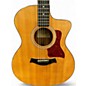 Used Taylor 114CE Natural Acoustic Electric Guitar