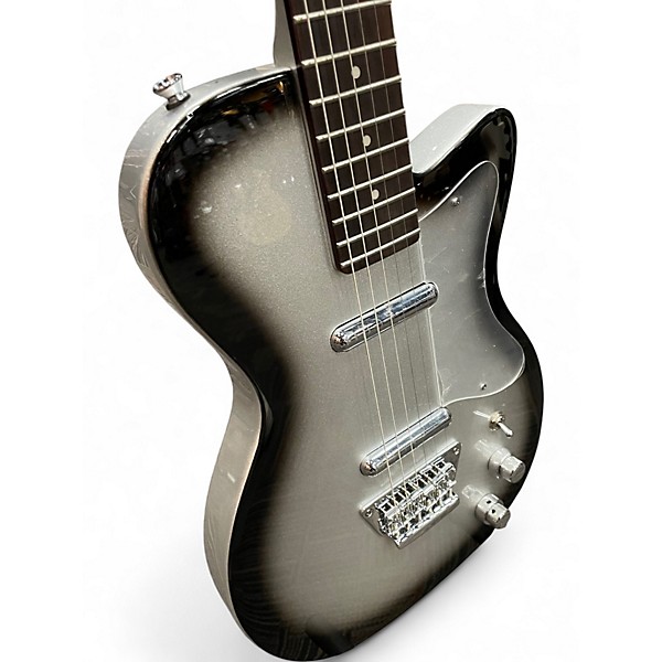 Used Silvertone 1303/U2 Silverburst Solid Body Electric Guitar