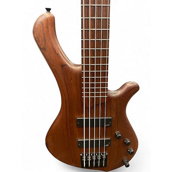 Used Mayones EXOTIC 5 Natural Electric Bass Guitar