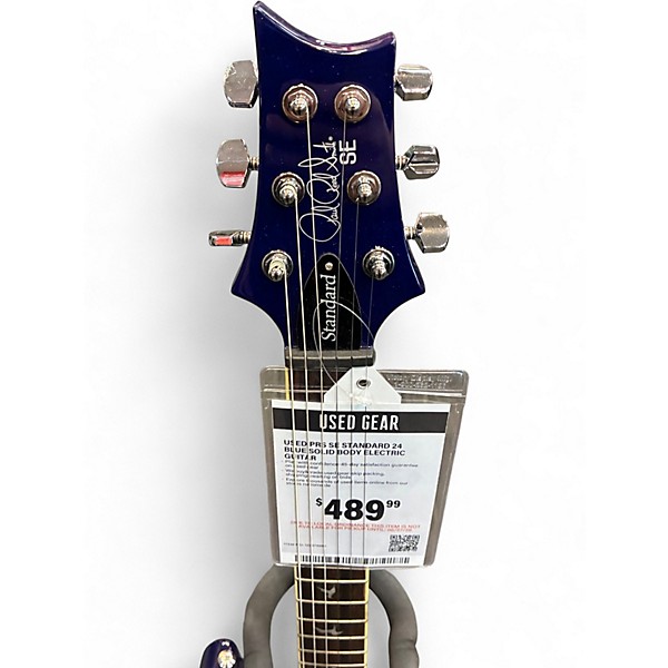 Used PRS SE Standard 24 Blue Solid Body Electric Guitar