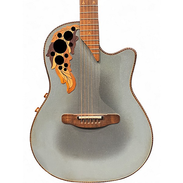 Used Adamas 2087GT DENIM BLUE Acoustic Electric Guitar