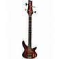 Used Ibanez SR405QM Crimson Red Burst Electric Bass Guitar