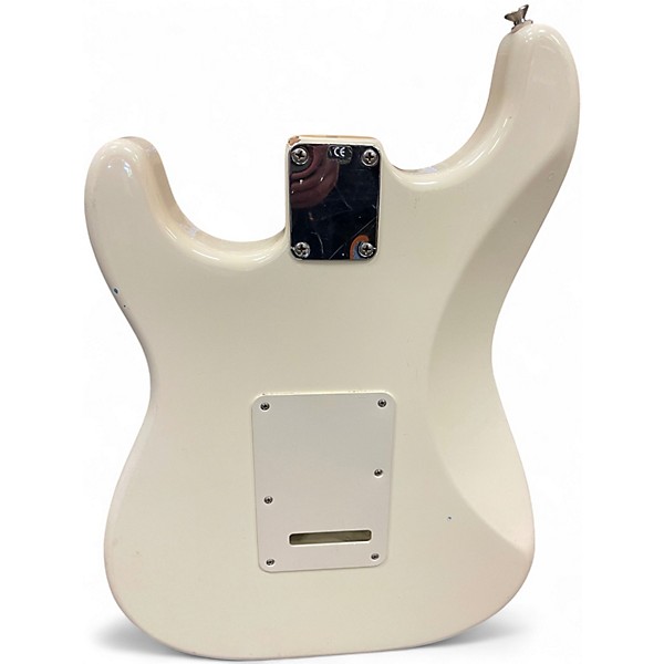 Used Fender Standard Stratocaster Cream Solid Body Electric Guitar