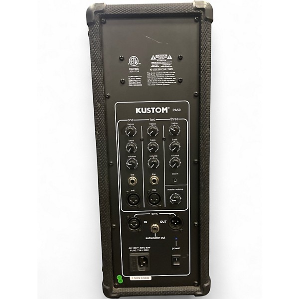 Used Kustom PA PA50 Powered Monitor