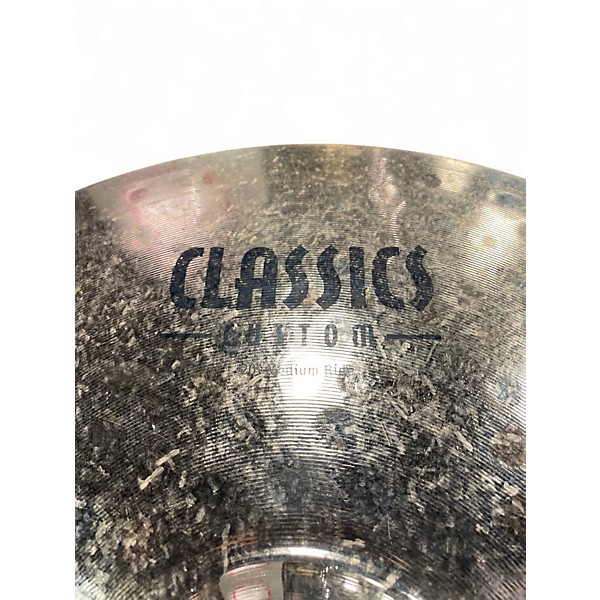 Used MEINL 20in CLASSICS CUSTOM MEDIUM RIDE Cymbal