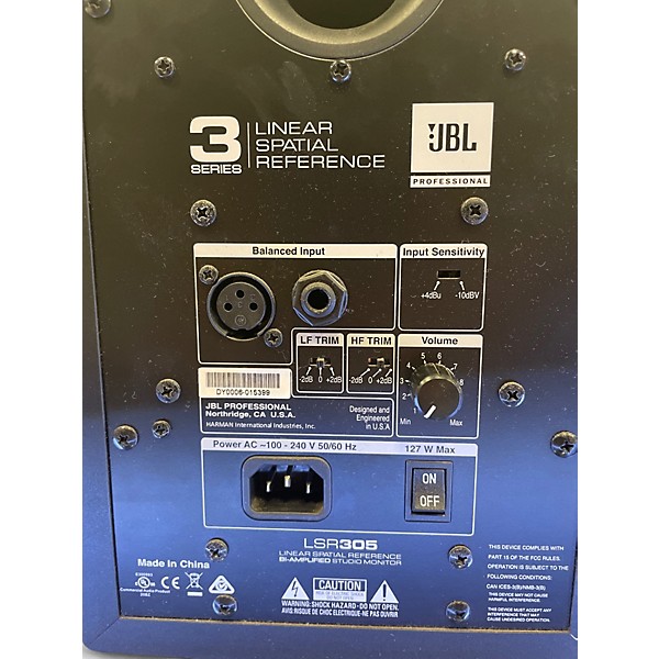 Used JBL LSR305 Pair Powered Monitor