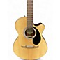 Used Fender FA135CE Concert Natural Acoustic Electric Guitar