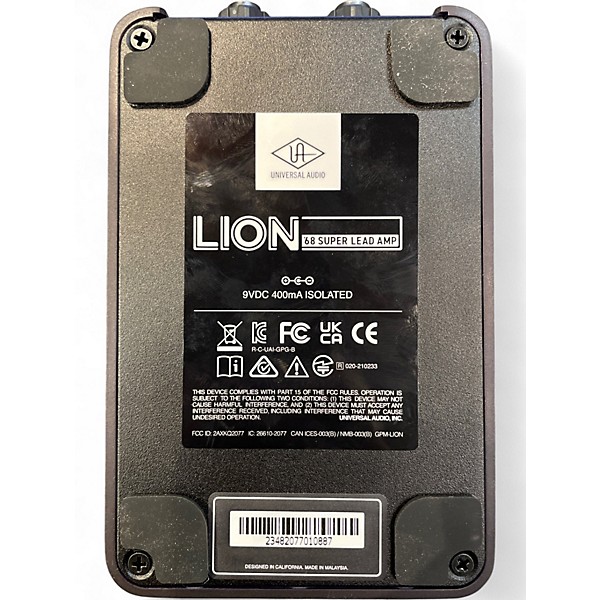 Used Universal Audio lion 68 super lead amp Effect Pedal