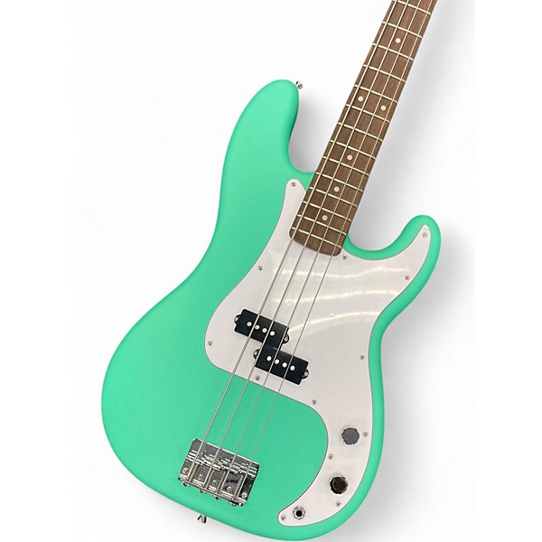 Used Squier DEBUT PRECISION BASS Seafoam Green Electric Bass Guitar