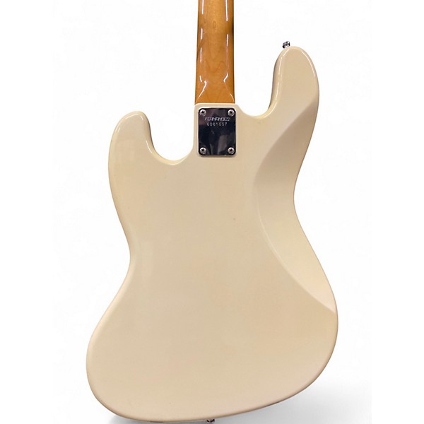 Used Fernandes THE REVIVAL BASS OLYMPIC WHITE Electric Bass Guitar