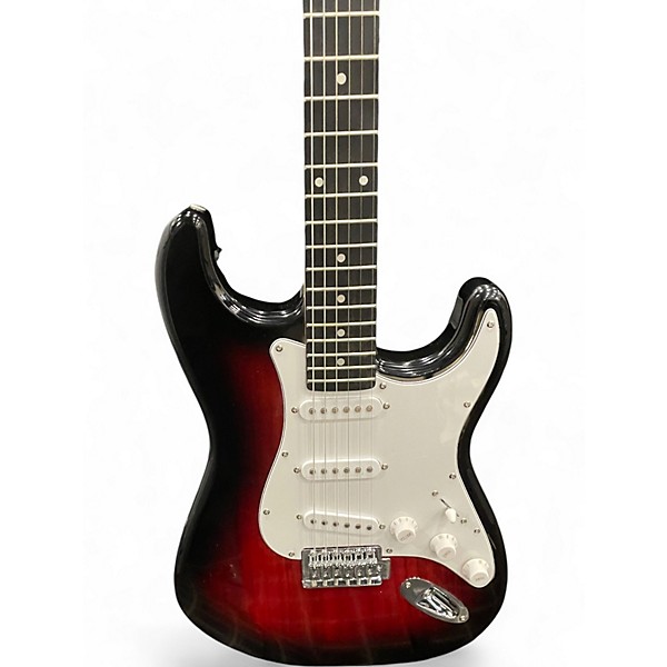 Used Ritmo STRAT RED Solid Body Electric Guitar