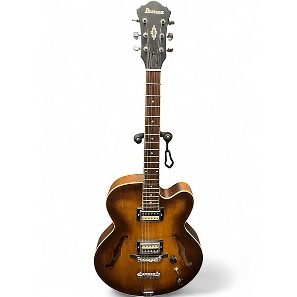 Used Ibanez ARTCORE AF55 Flat Tobacco Hollow Body Electric Guitar