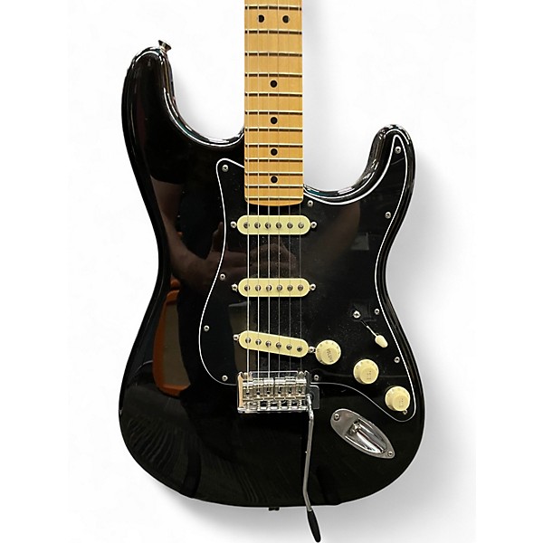 Used Fender Player Stratocaster Black Solid Body Electric Guitar