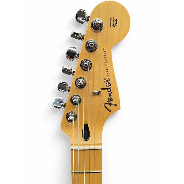 Used Fender Player Stratocaster Black Solid Body Electric Guitar