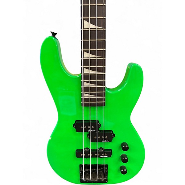 Used Jackson JS1X Minion  Green Electric Bass Guitar