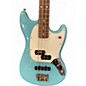 Used Fender Mustang Bass Blue Electric Bass Guitar