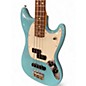 Used Fender Mustang Bass Blue Electric Bass Guitar