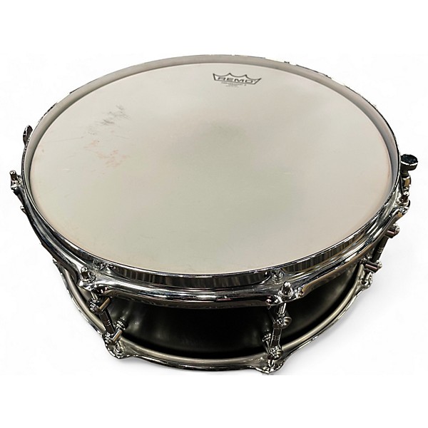 Used Gretsch Drums 14X5.5 Mike Johnston Snare Satin Black Drum