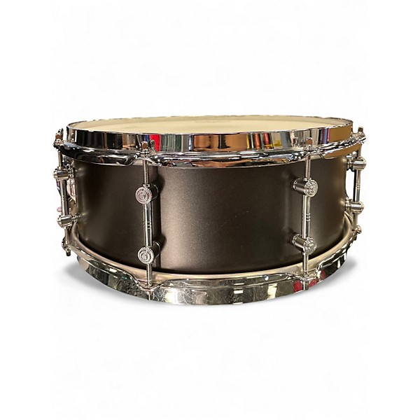 Used Gretsch Drums 14X5.5 Mike Johnston Snare Satin Black Drum