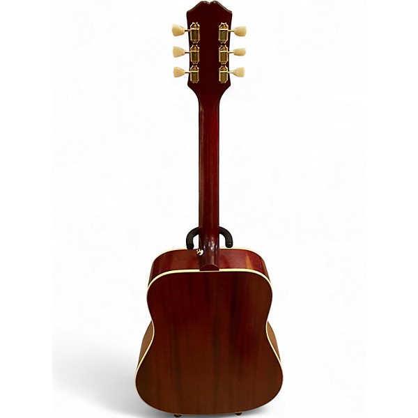 Used Epiphone inspired by hummingbird heritage cherry burst Acoustic Electric Guitar