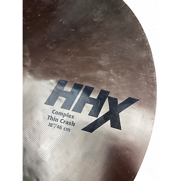 Used SABIAN 18in HHX Crash Cymbal