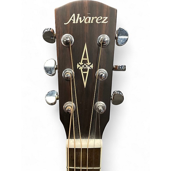 Used Alvarez AF60 Folk Natural Acoustic Guitar