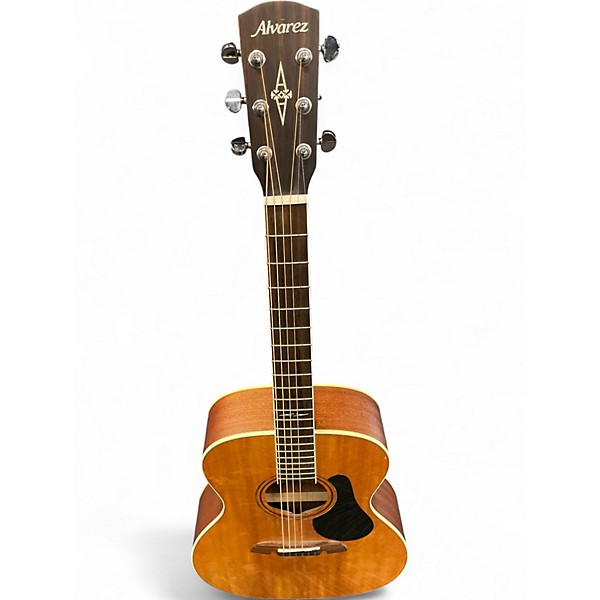 Used Alvarez AF60 Folk Natural Acoustic Guitar
