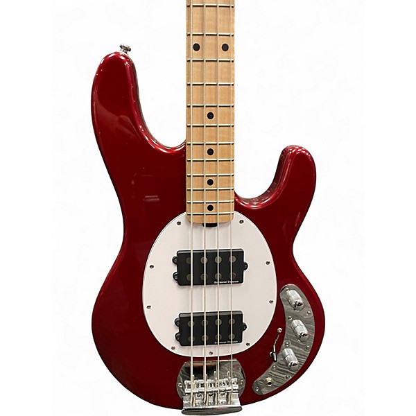 Used Sterling by Music Man SUB SERIES STING RAY RED Electric Bass Guitar