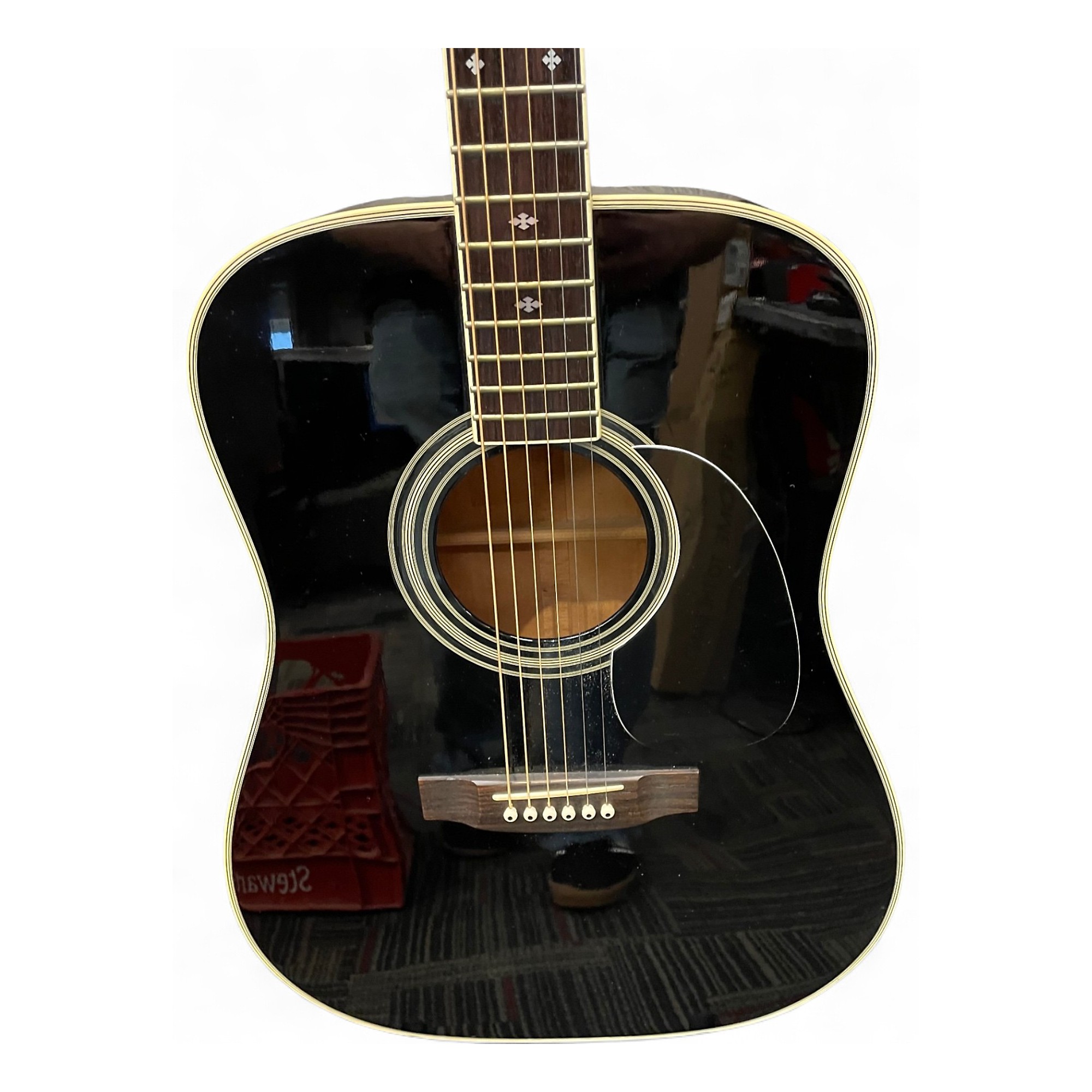 Used Takamine F341 Black Acoustic Guitar Black | Guitar Center