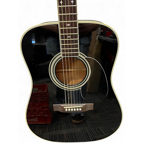 Used Takamine F341 Black Acoustic Guitar