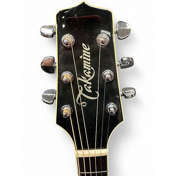 Used Takamine F341 Black Acoustic Guitar