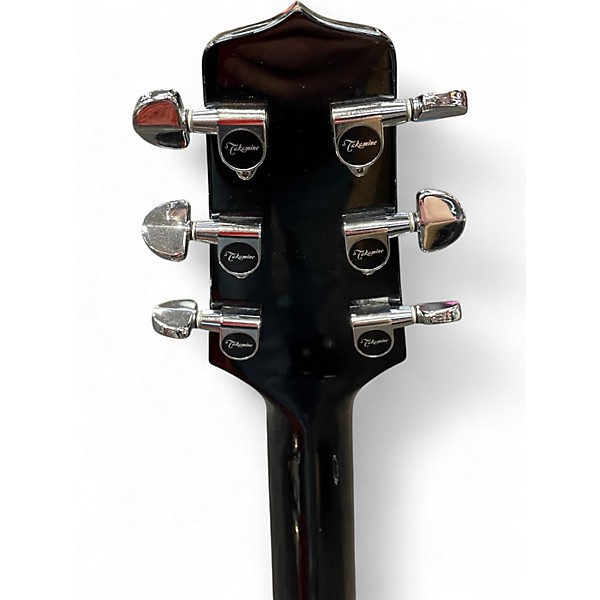 Used Takamine F341 Black Acoustic Guitar