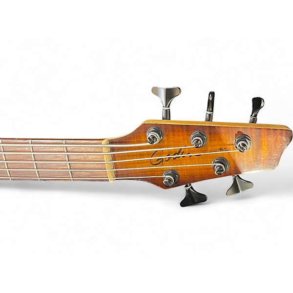Used Godin BG5 Tobacco Sunburst Electric Bass Guitar