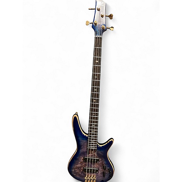 Used Ibanez SR2600 Cerulean Blue Electric Bass Guitar