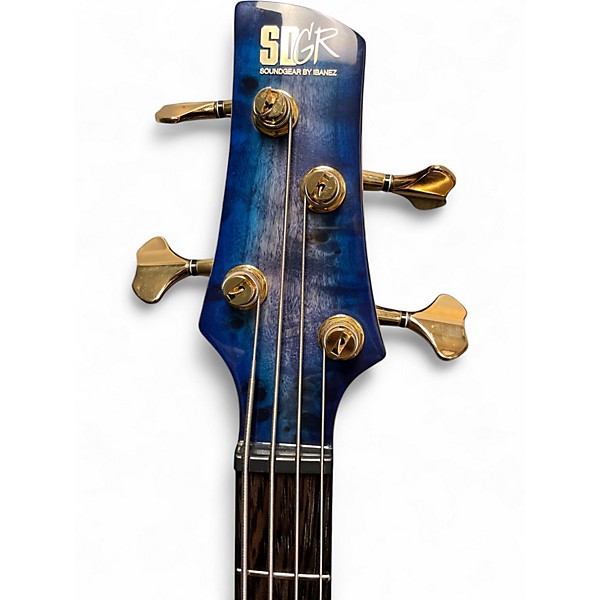 Used Ibanez SR2600 Cerulean Blue Electric Bass Guitar